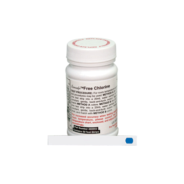 SenSafe™ Free Chlorine Test Strips (bottle of 50) 0 - 1.20 ppm (mg/L)