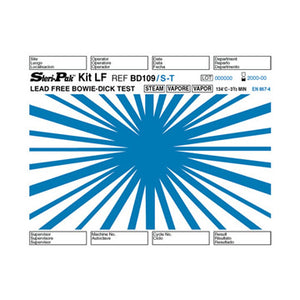 SteriTec Steri-Pak Kit LF S/T Reusable Bowie Dick Type 2 Test Kit