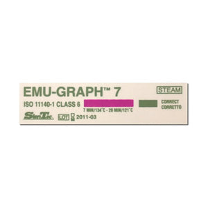 SteriTec Emu-Graph 7 Type 6 Steam Sterilization Indicator 121ºC/134ºC