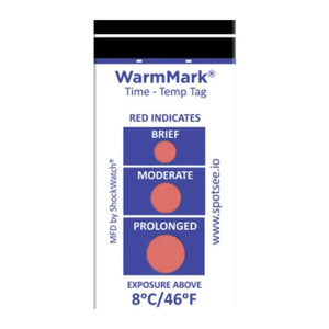 WarmMark Increasing Temperature Indicator Labels -18ºC to 37ºC