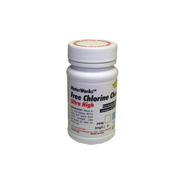 SenSafe™ Free Chlorine Check Ultra High. 0-750 ppm (mg/L)