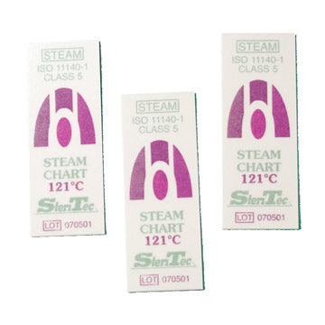 SteriTec Steam Chart 121 Type 5 Steam Sterilization Indicator ...