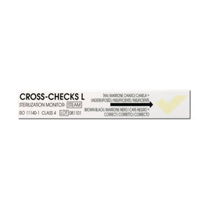 SteriTec Cross Checks L Type 4 Sterilization Indicator 121/132/134ºC