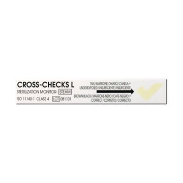 SteriTec Cross Checks L Type 4 Sterilization Indicator 121/132/134ºC