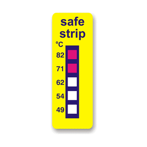 Safestrip Temperature Indicator Labels 49°C to 82°C